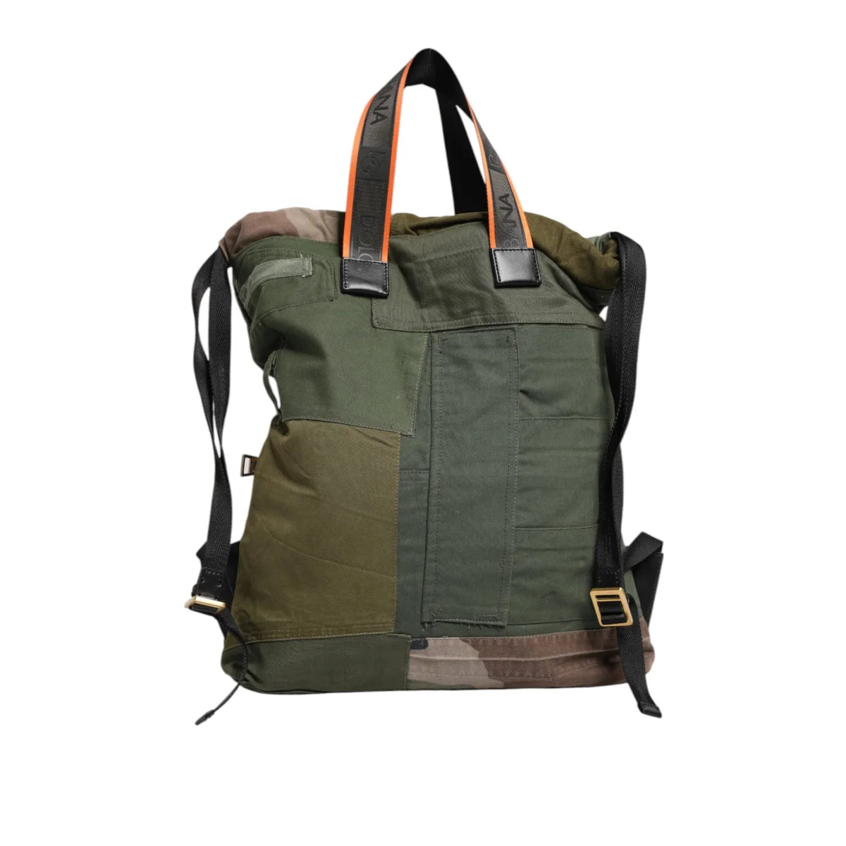 Dolce Gabbana Backpack Bag Camouflage with Drawstring Closure &