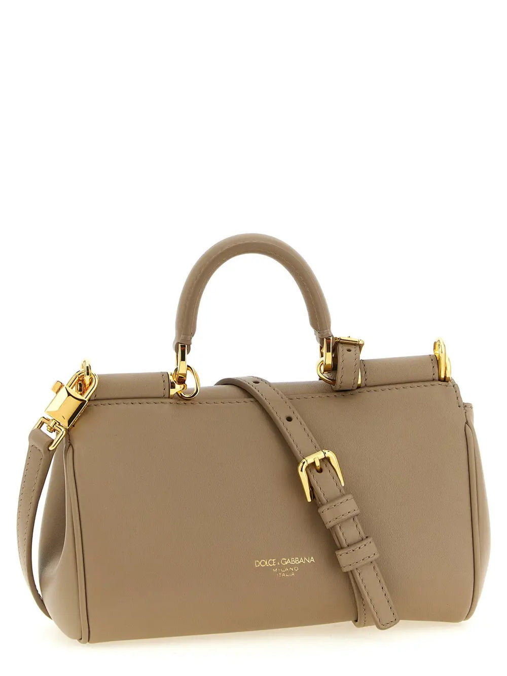 Dolce & Gabbana Beige Calfskin Handbag