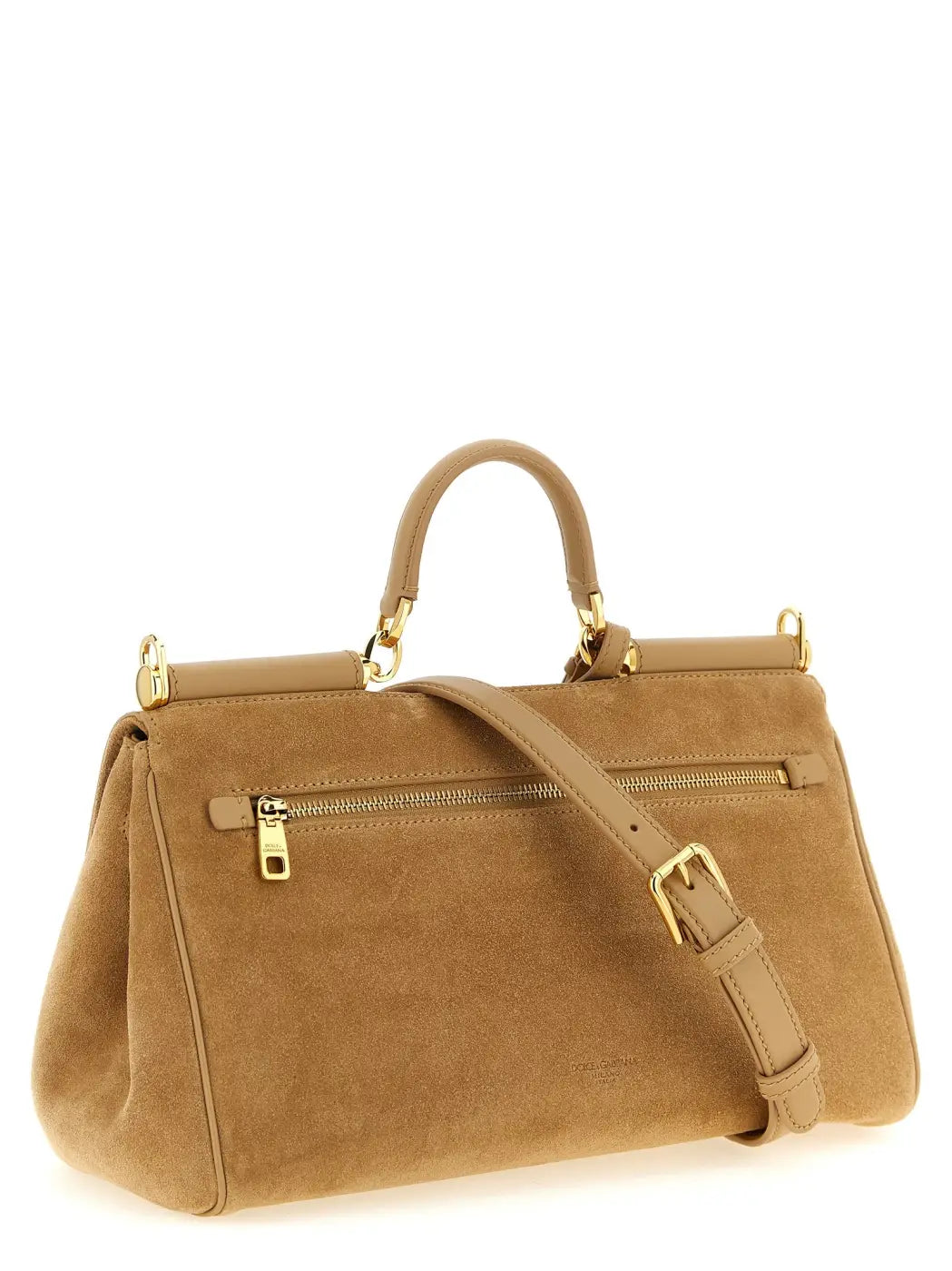 Dolce &amp; Gabbana Beige Calfskin Handbag