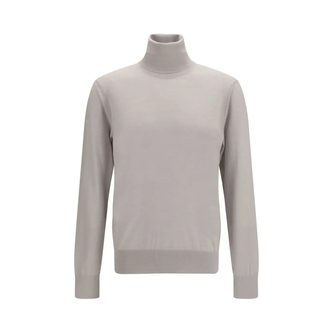 Dolce & Gabbana Beige Cashmere Turtleneck