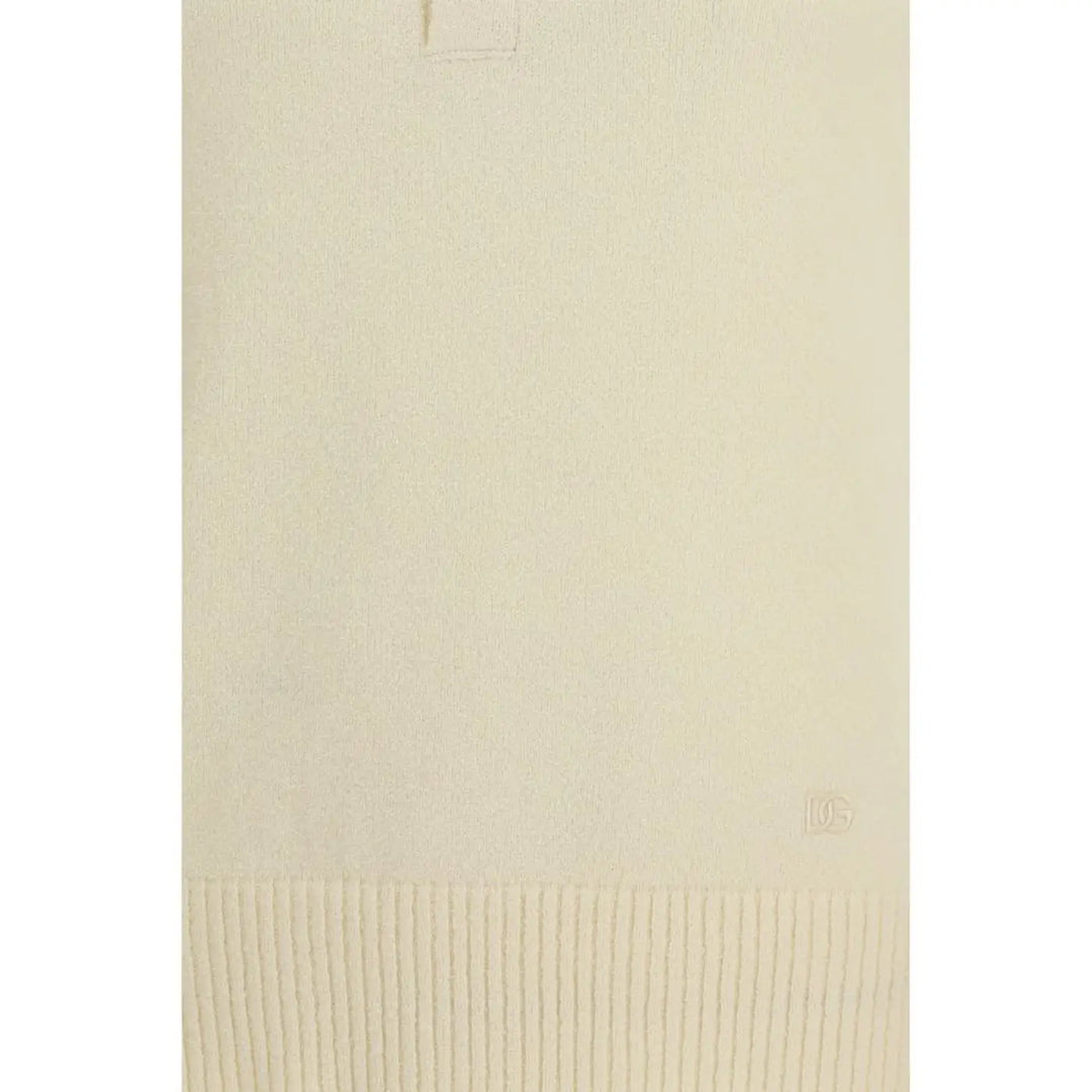 Dolce &amp; Gabbana Beige Cotton Polo Shirt