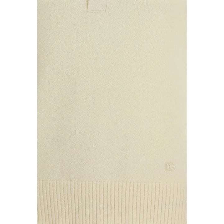 Dolce &amp; Gabbana Beige Cotton Polo Shirt