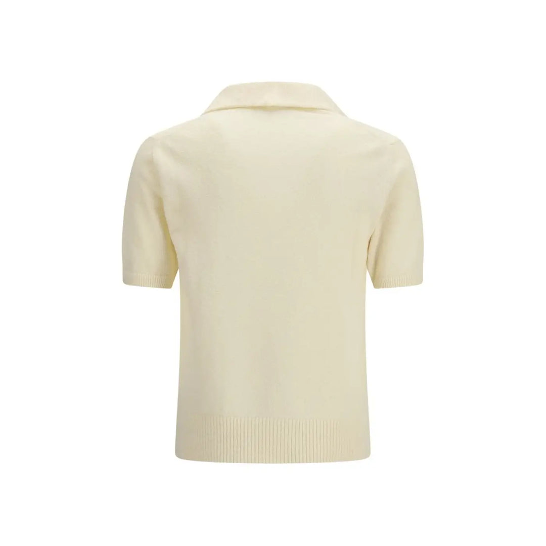 Dolce &amp; Gabbana Beige Cotton Polo Shirt