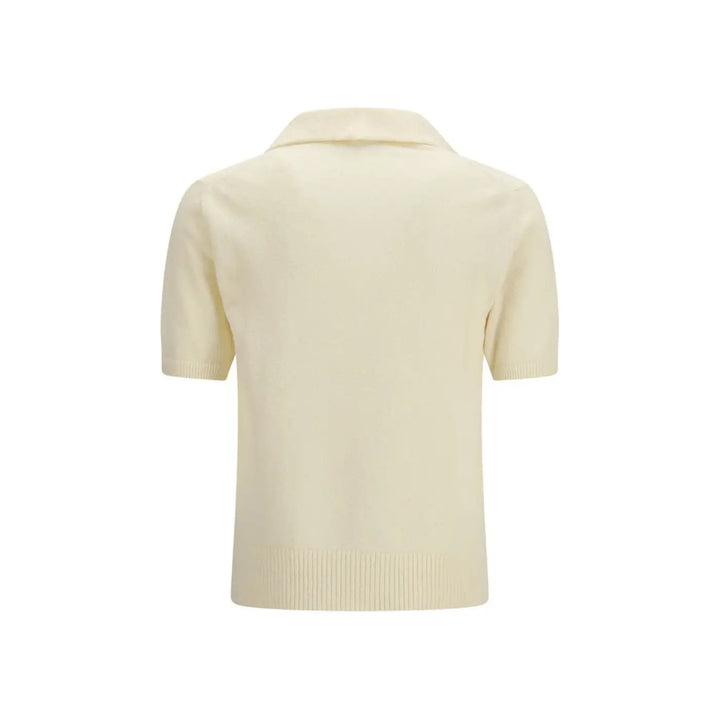 Dolce &amp; Gabbana Beige Cotton Polo Shirt