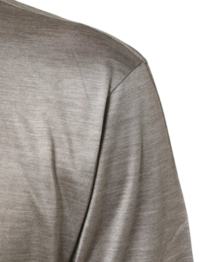 Dolce & Gabbana Beige Hazelnut Cotton Shortsleeve Shirt T-shirt