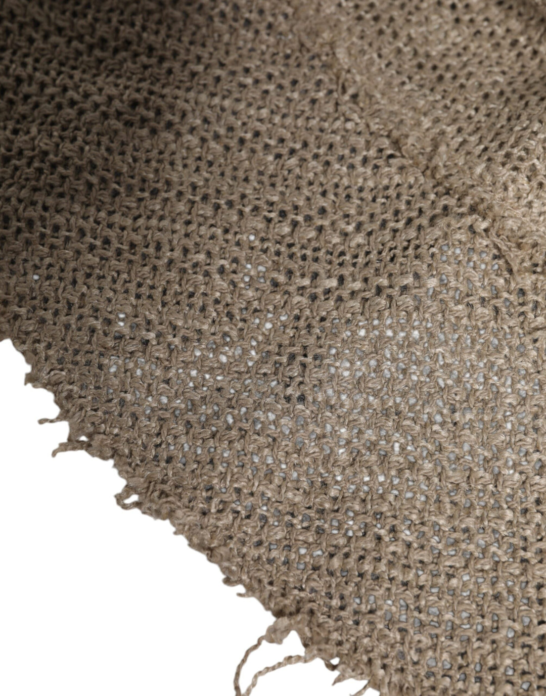 Dolce &amp; Gabbana Beige Linen Wide Brim Bucket Hat