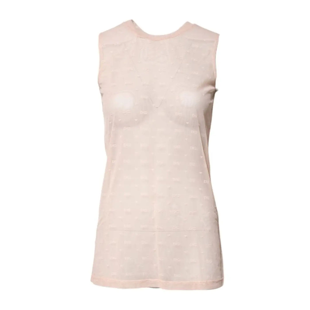 Dolce & Gabbana Beige Nylon Blouse