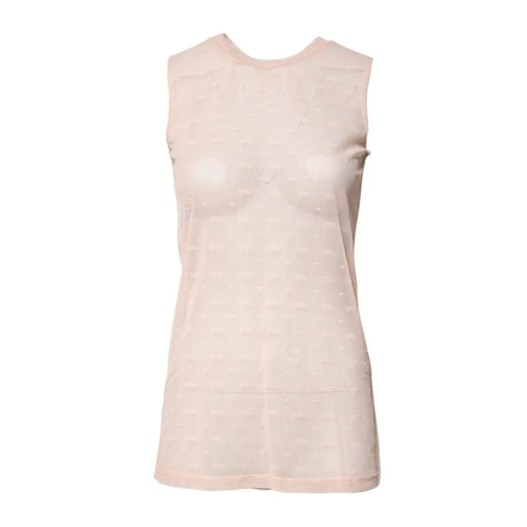 Dolce &amp; Gabbana Beige Nylon Blouse