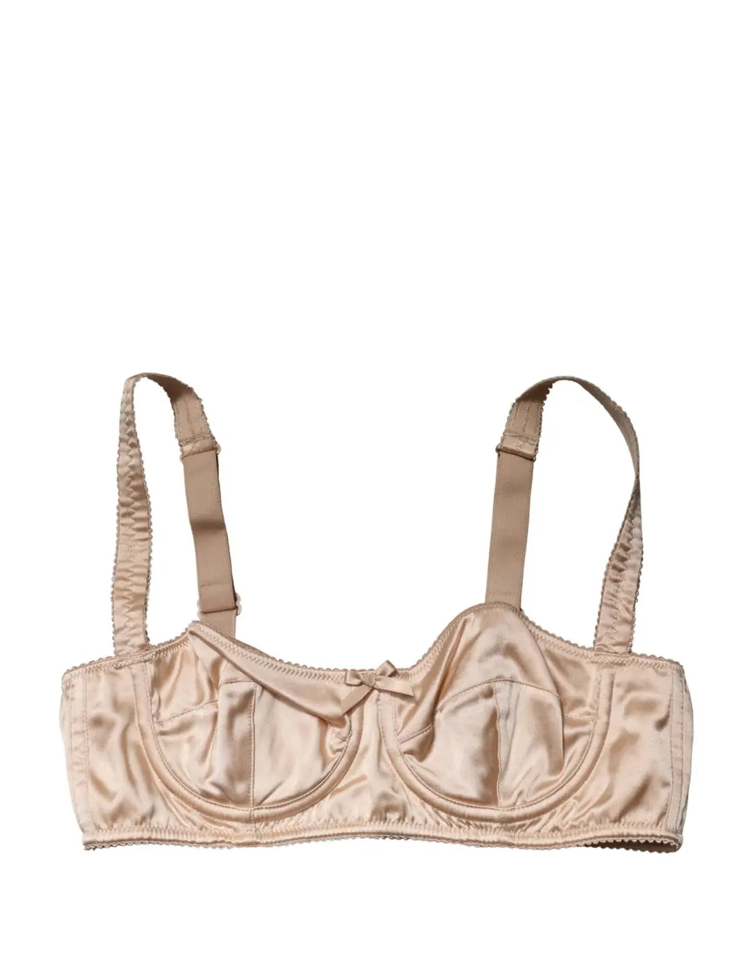 Dolce &amp; Gabbana Beige Semi-Pad Underwire Balconette Bra Underwear