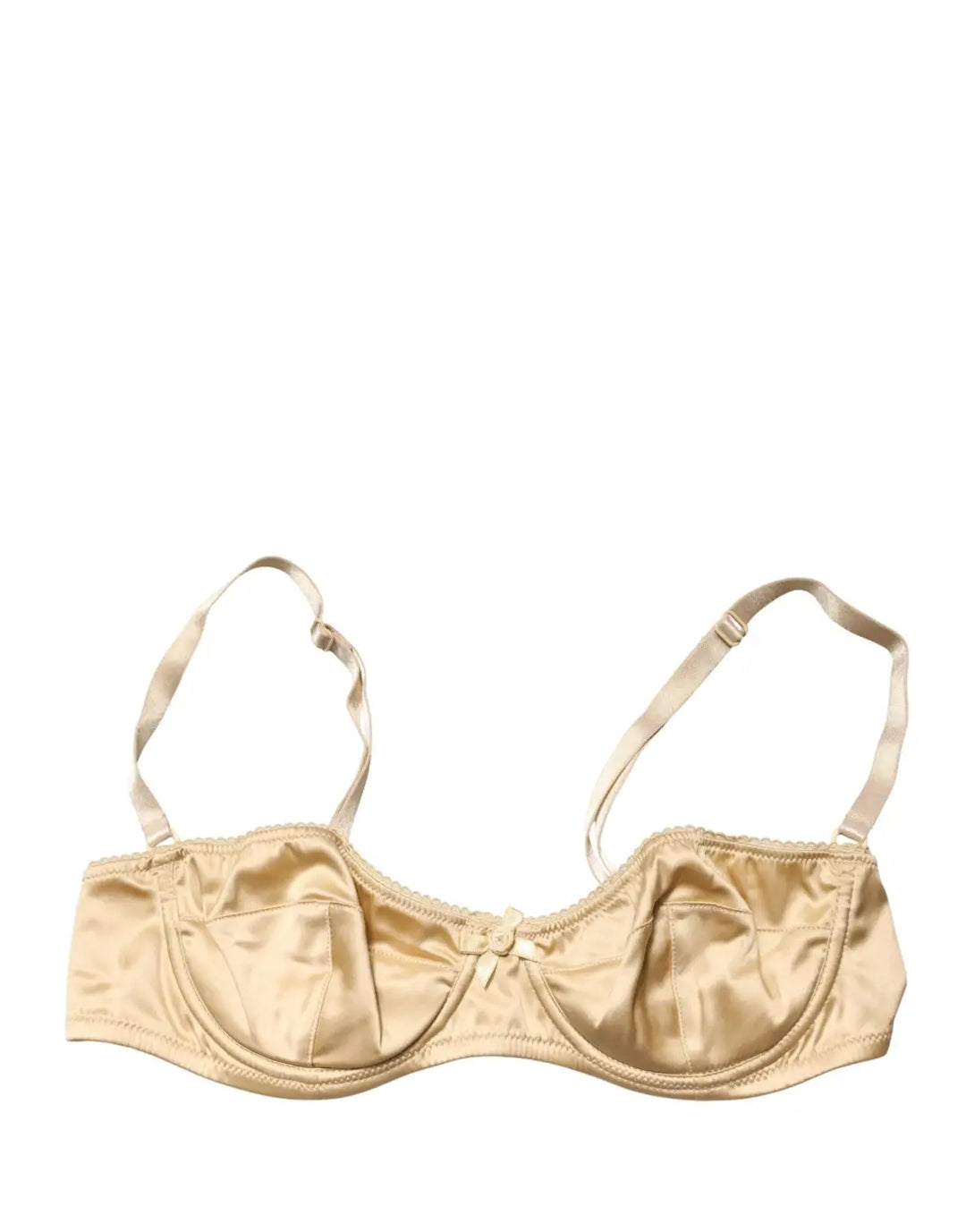 Dolce &amp; Gabbana Beige Semi-Pad Underwire Balconette Bra Underwear