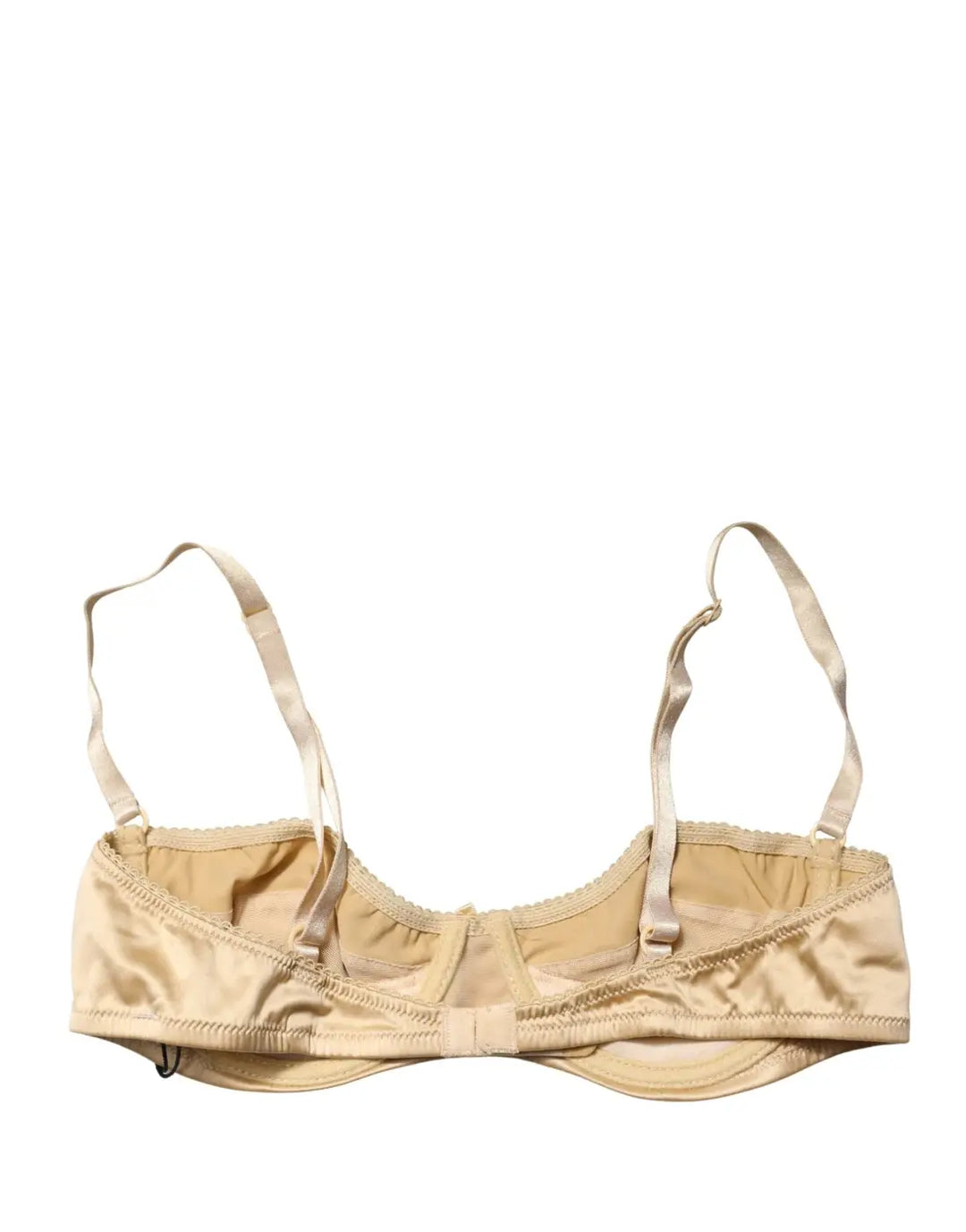 Dolce &amp; Gabbana Beige Semi-Pad Underwire Balconette Bra Underwear