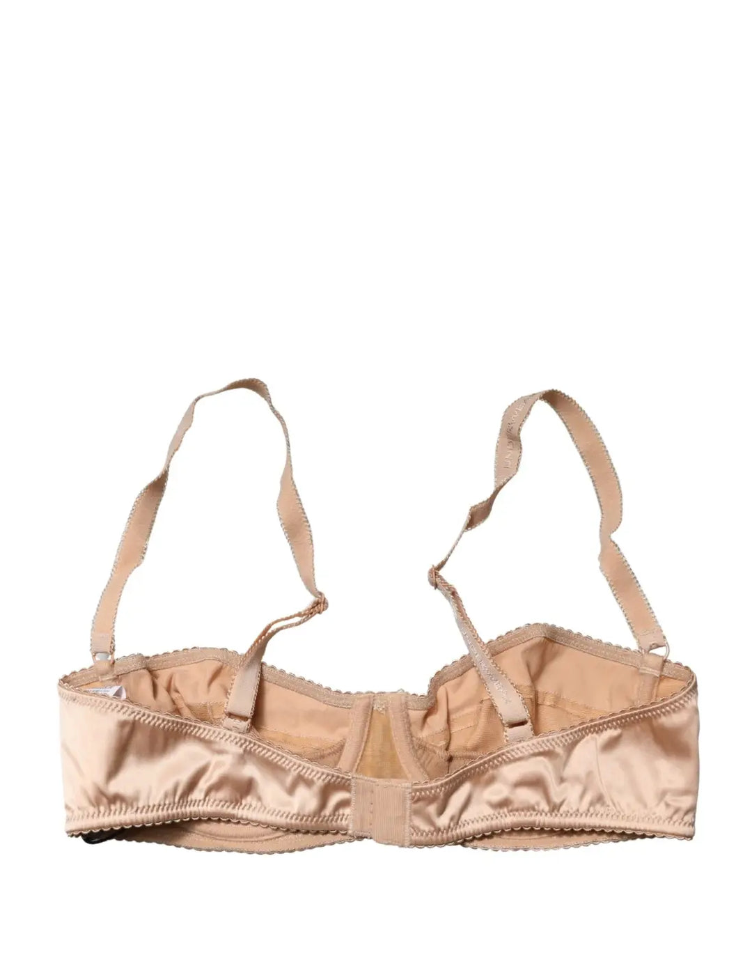 Dolce &amp; Gabbana Beige Semi-Pad Underwire Balconette Bra Underwear