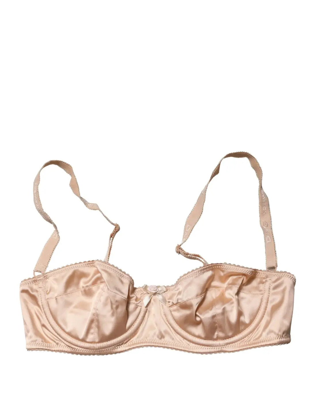 Dolce &amp; Gabbana Beige Semi-Pad Underwire Balconette Bra Underwear