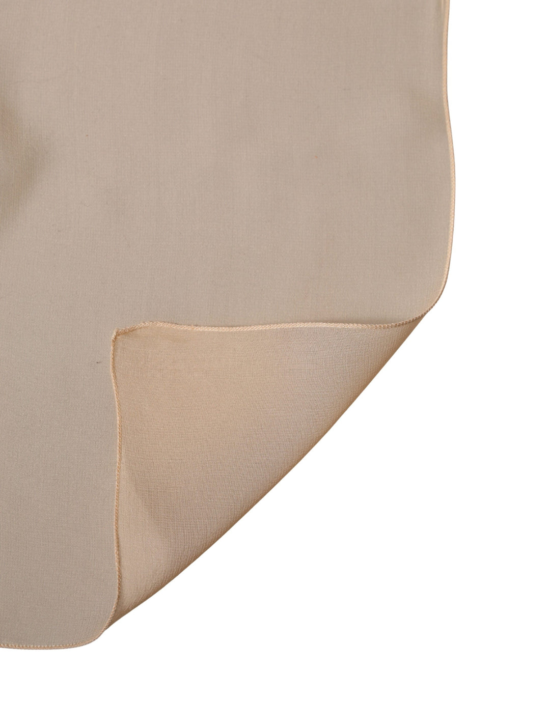 Dolce &amp; Gabbana Beige Silk Neck Wrap Shawl Stole 272cm x 120cm Scarf