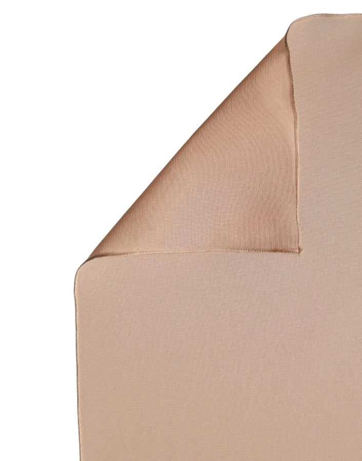 Dolce & Gabbana Beige Silk Neck Wrap Shawl Women Stole 200cm x 64cm Scarf