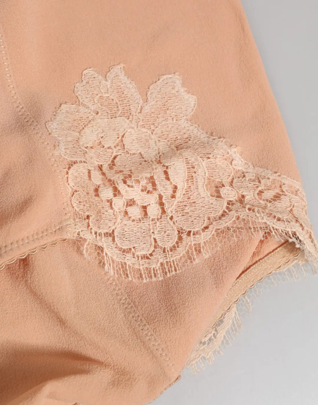 Dolce &amp; Gabbana Beige Silk Stretch High Waist Girdle Underwear