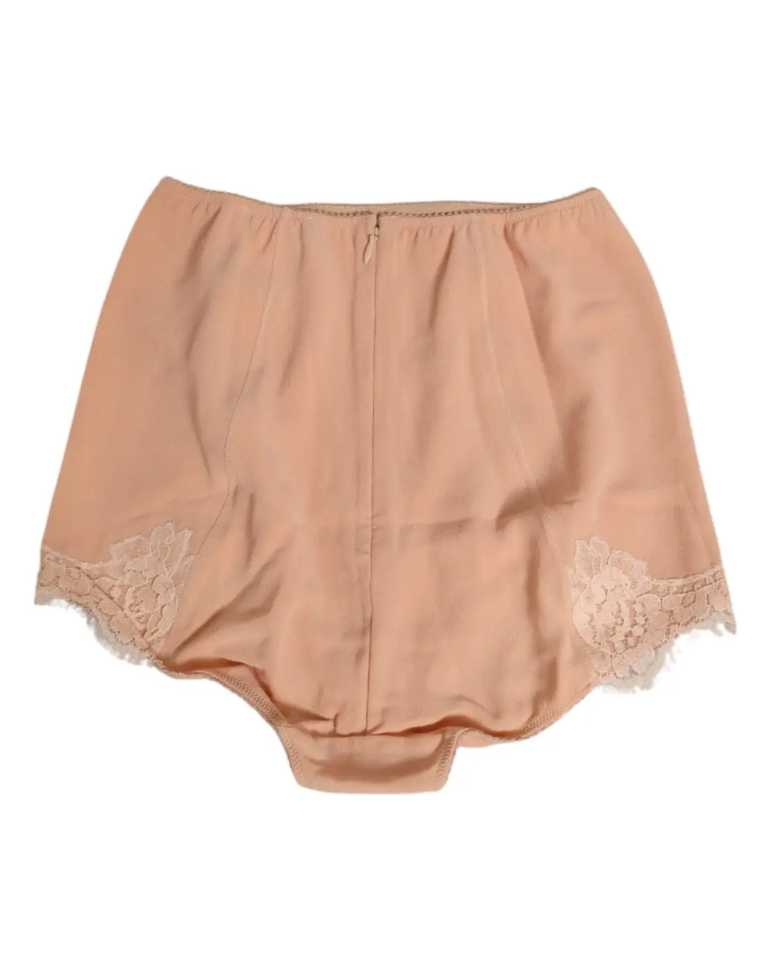 Dolce &amp; Gabbana Beige Silk Stretch High Waist Girdle Underwear