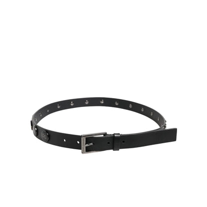 Dolce Gabbana Belt Dress Up Your Look with DG Logo and Silver Buckle &