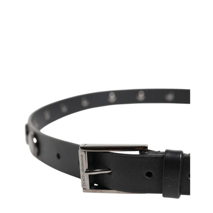 Dolce Gabbana Belt Dress Up Your Look with DG Logo and Silver Buckle &