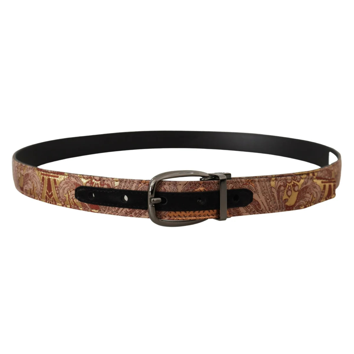 Dolce Gabbana Belt Elevates Metal Buckle Dress Game in Fashion &