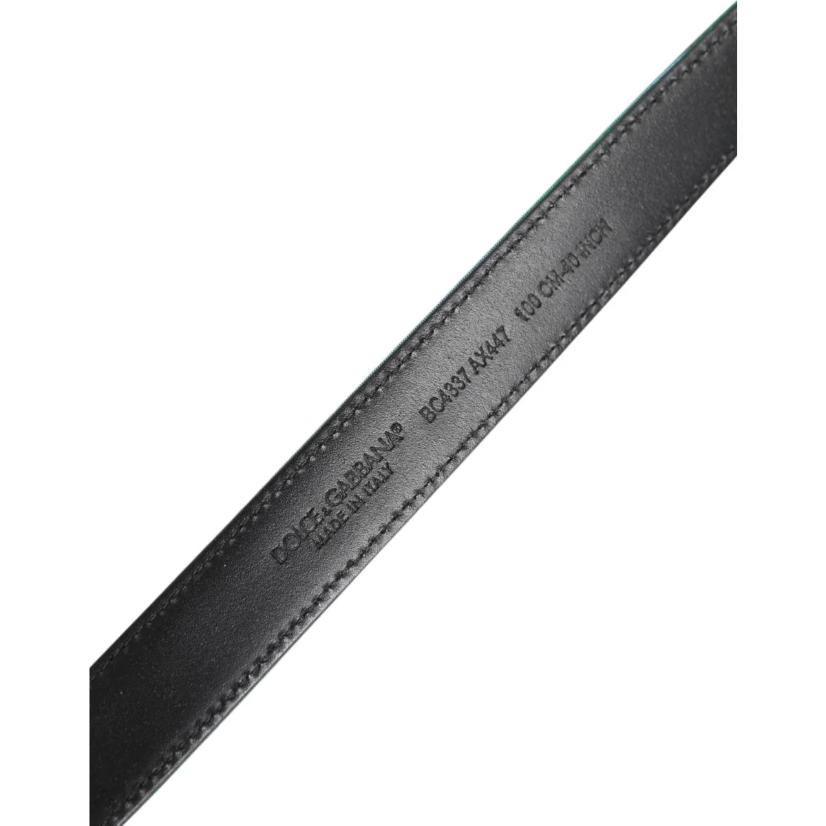 Dolce Gabbana Belt with Eye-Catching Metal Buckle Closure &