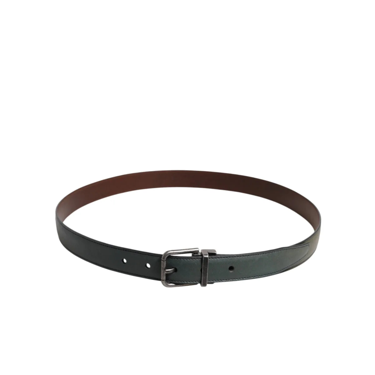 Dolce & Gabbana Belt with Eye-Catching Metal Buckle Closure