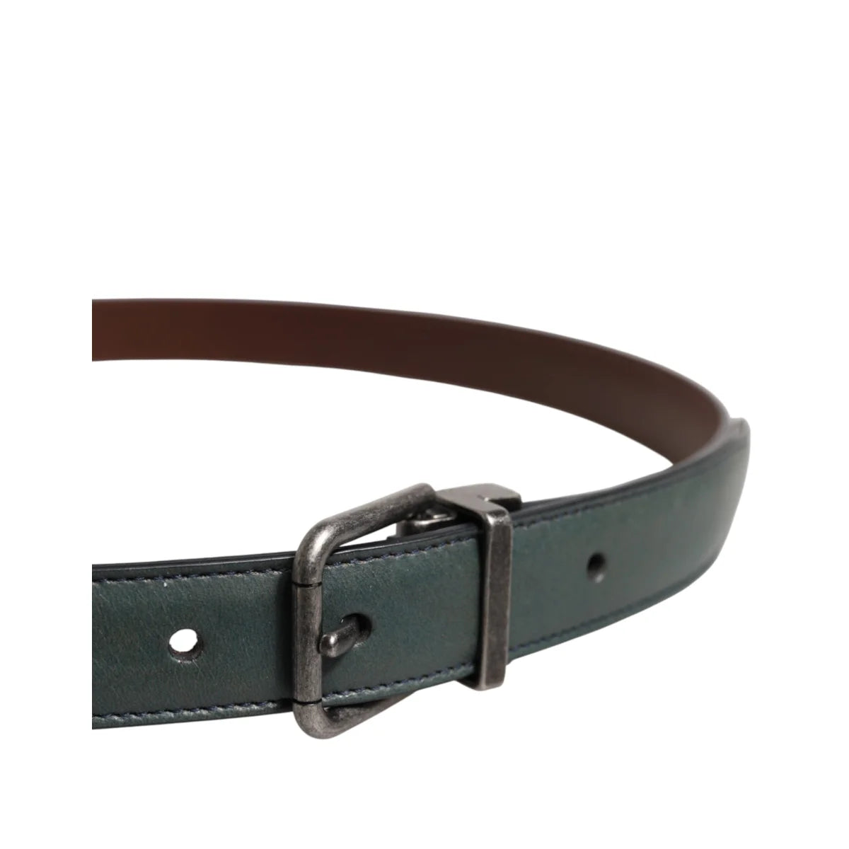 Dolce & Gabbana Belt with Eye-Catching Metal Buckle Closure