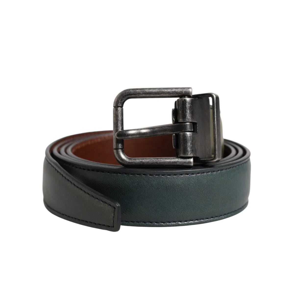 Dolce & Gabbana Belt with Eye-Catching Metal Buckle Closure