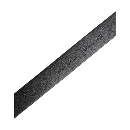 Dolce Gabbana Belt with Gold Metal Buckle in High-Quality Leather &