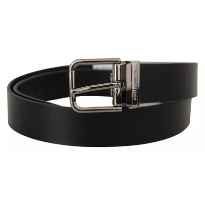 Dolce Gabbana Belt High Quality Leather with Metal Buckle Closure &