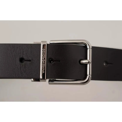 Dolce Gabbana Belt High Quality Leather with Metal Buckle Closure &