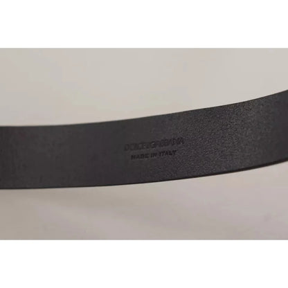 Dolce Gabbana Belt High Quality Leather with Metal Buckle Closure &
