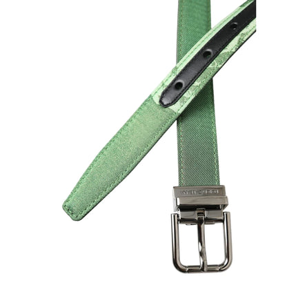 Dolce and Gabbana Belt in High-Quality Leather with Metal Buckle Closure &