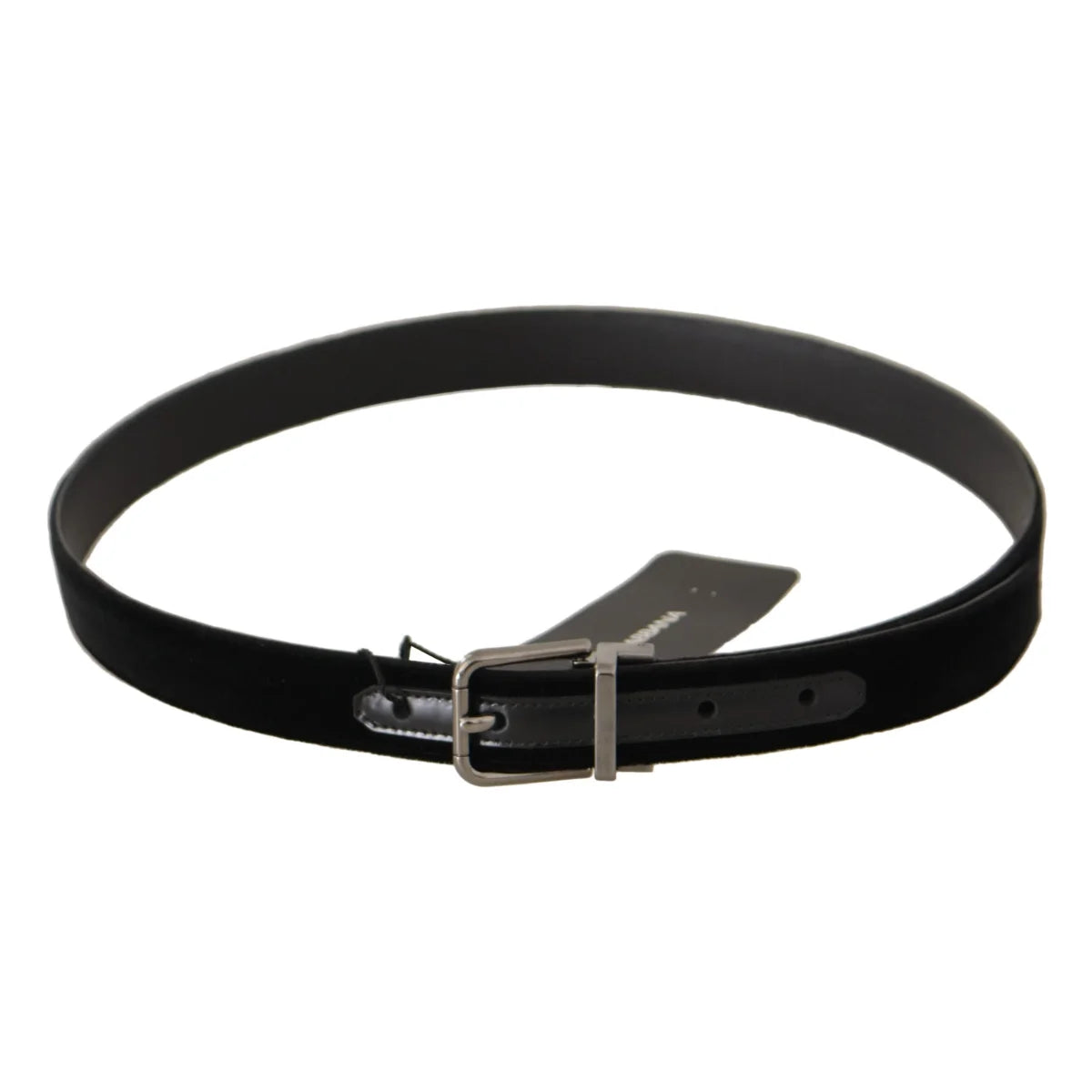 Dolce Gabbana Belt in Luxe Leather with Signature Metal Buckle &