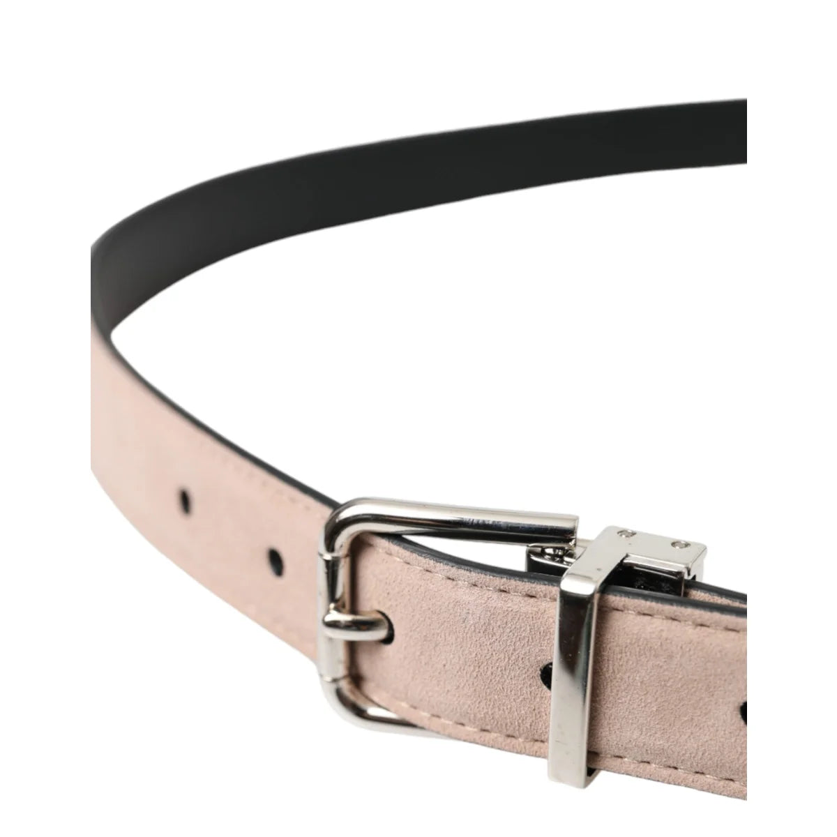 Dolce Gabbana Belt in Luxe Leather with Signature Metal Buckle &
