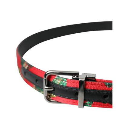Dolce and Gabbana Belt Luxury Leather Featuring Bold Metal Buckle &