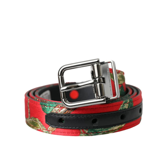 Dolce and Gabbana Belt Luxury Leather Featuring Bold Metal Buckle &