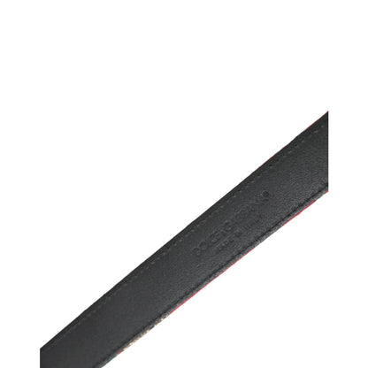 Dolce and Gabbana Belt Luxury Leather Featuring Bold Metal Buckle &