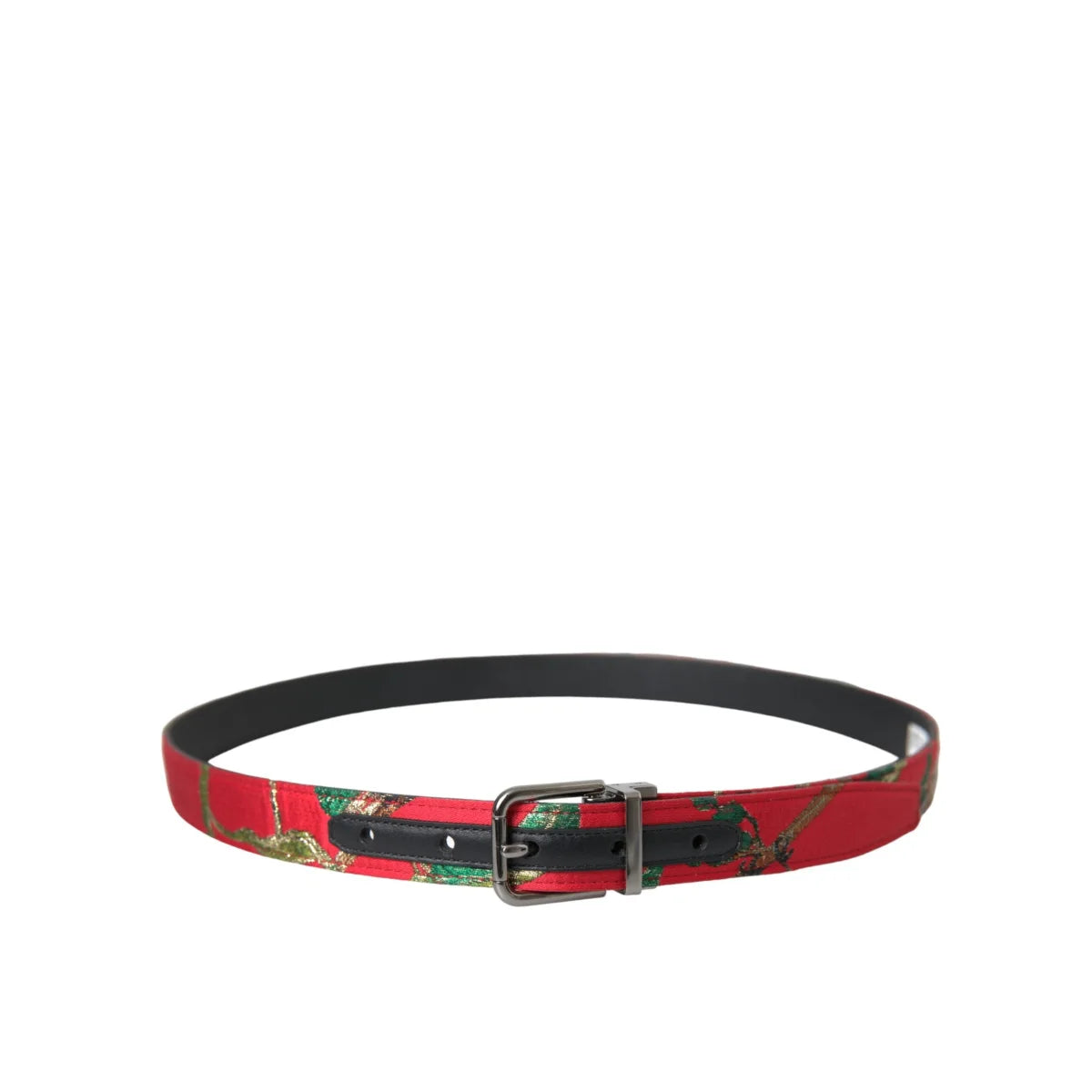 Dolce and Gabbana Belt Luxury Leather Featuring Bold Metal Buckle &