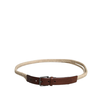Dolce Gabbana Belt with Metal Buckle Adds Flair to Any Outfit &