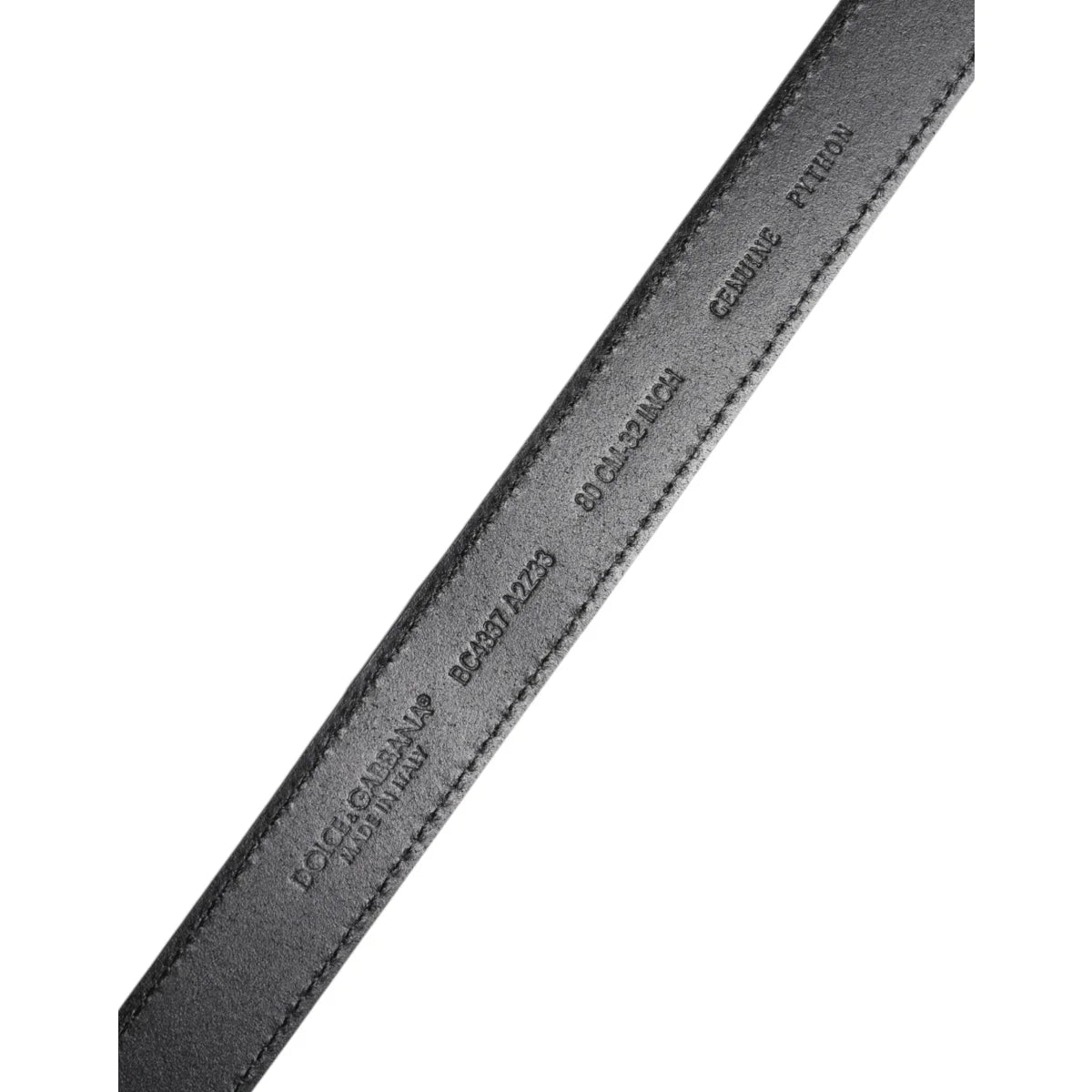 Dolce & Gabbana Belt with Metal Buckle Closure Dress Statement Accessory