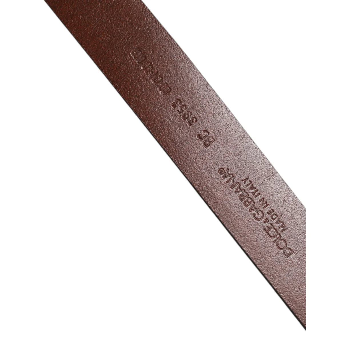 Dolce Gabbana Belt with Metal Buckle in Luxurious Leather &