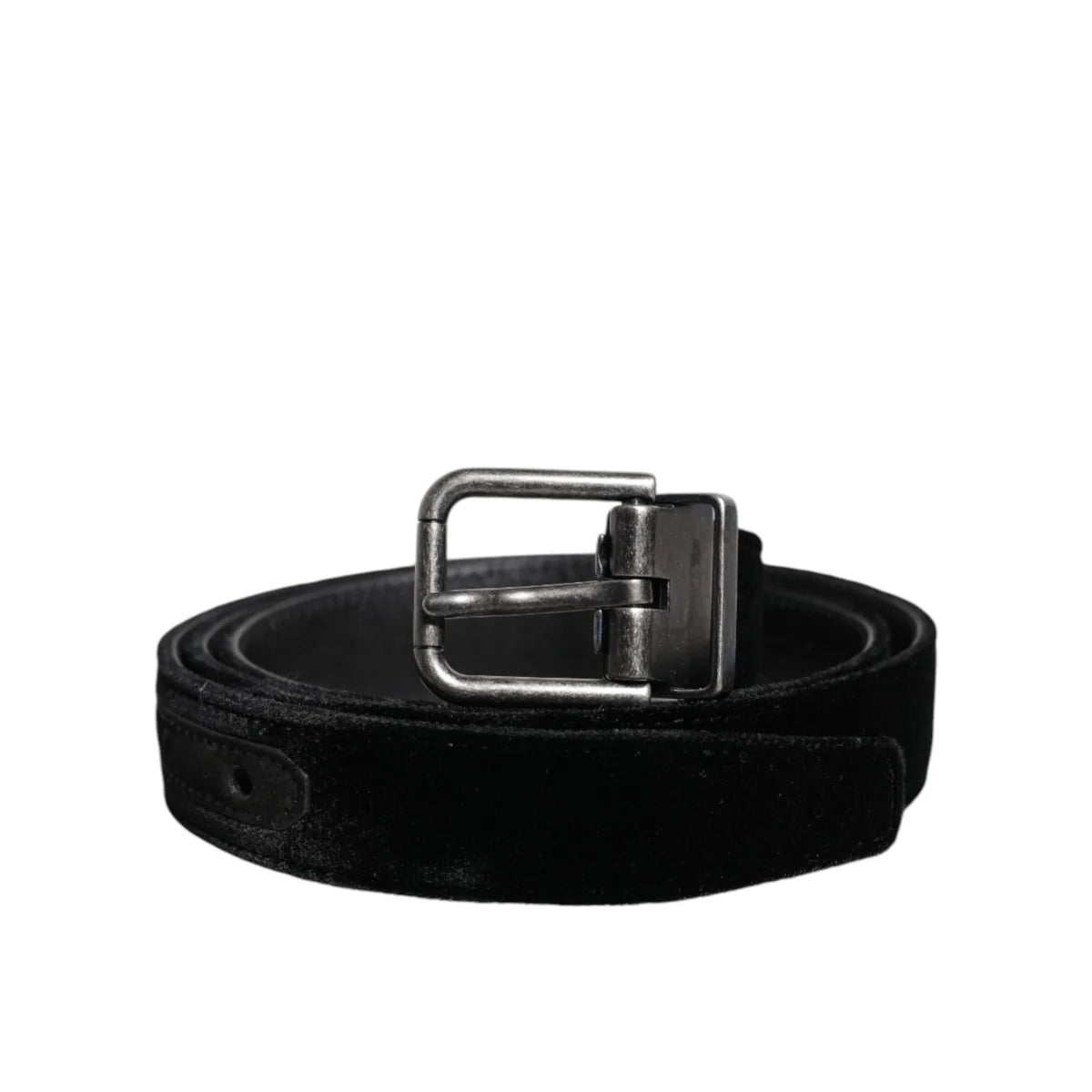 Dolce Gabbana Belt with Metal Buckle in Premium Leather &