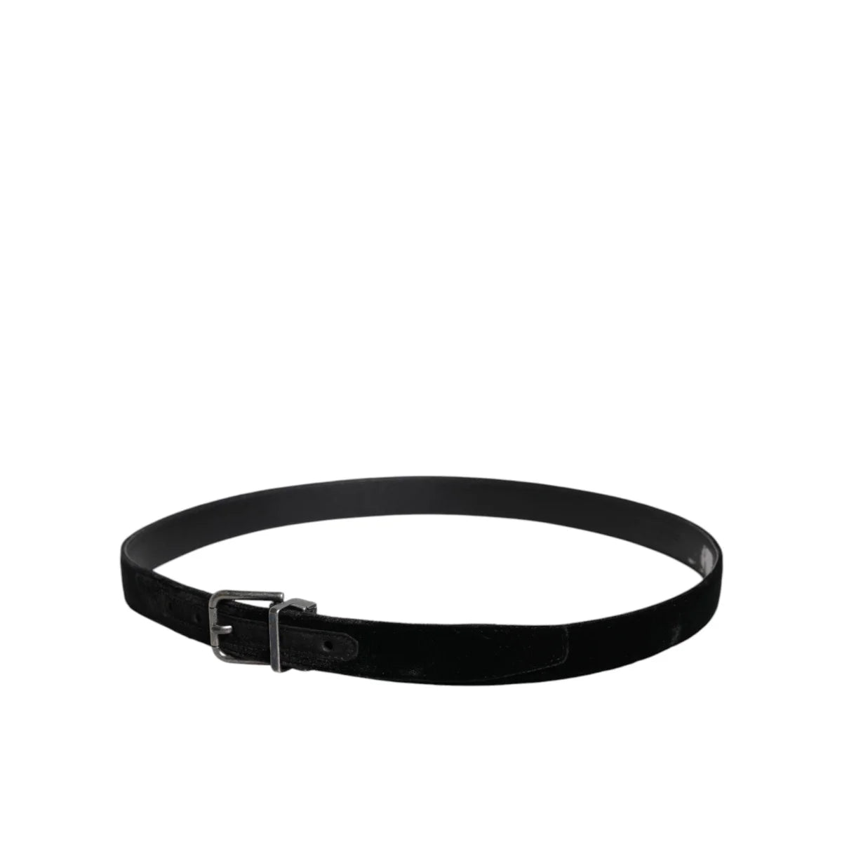 Dolce Gabbana Belt with Metal Buckle in Premium Leather &