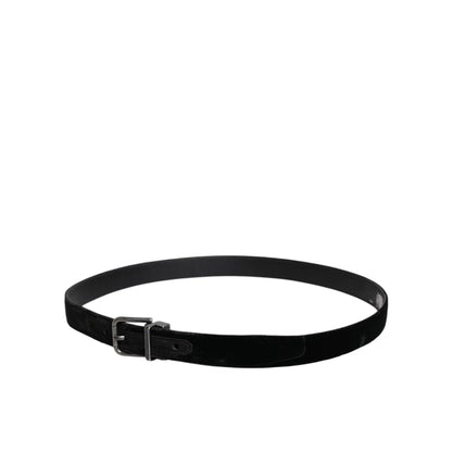 Dolce Gabbana Belt with Metal Buckle in Premium Leather &