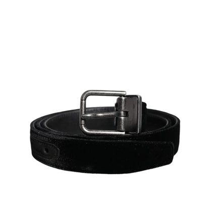 Dolce Gabbana Belt with Metal Buckle in Premium Leather &
