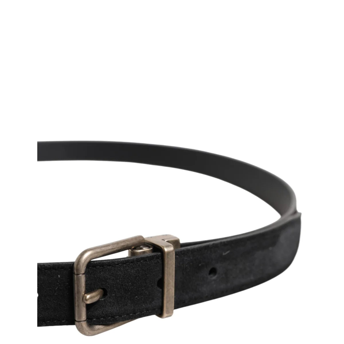 Dolce and Gabbana Belt with Metal Buckle Strap for Dress Power &