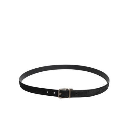 Dolce and Gabbana Belt with Metal Buckle Strap for Dress Power &
