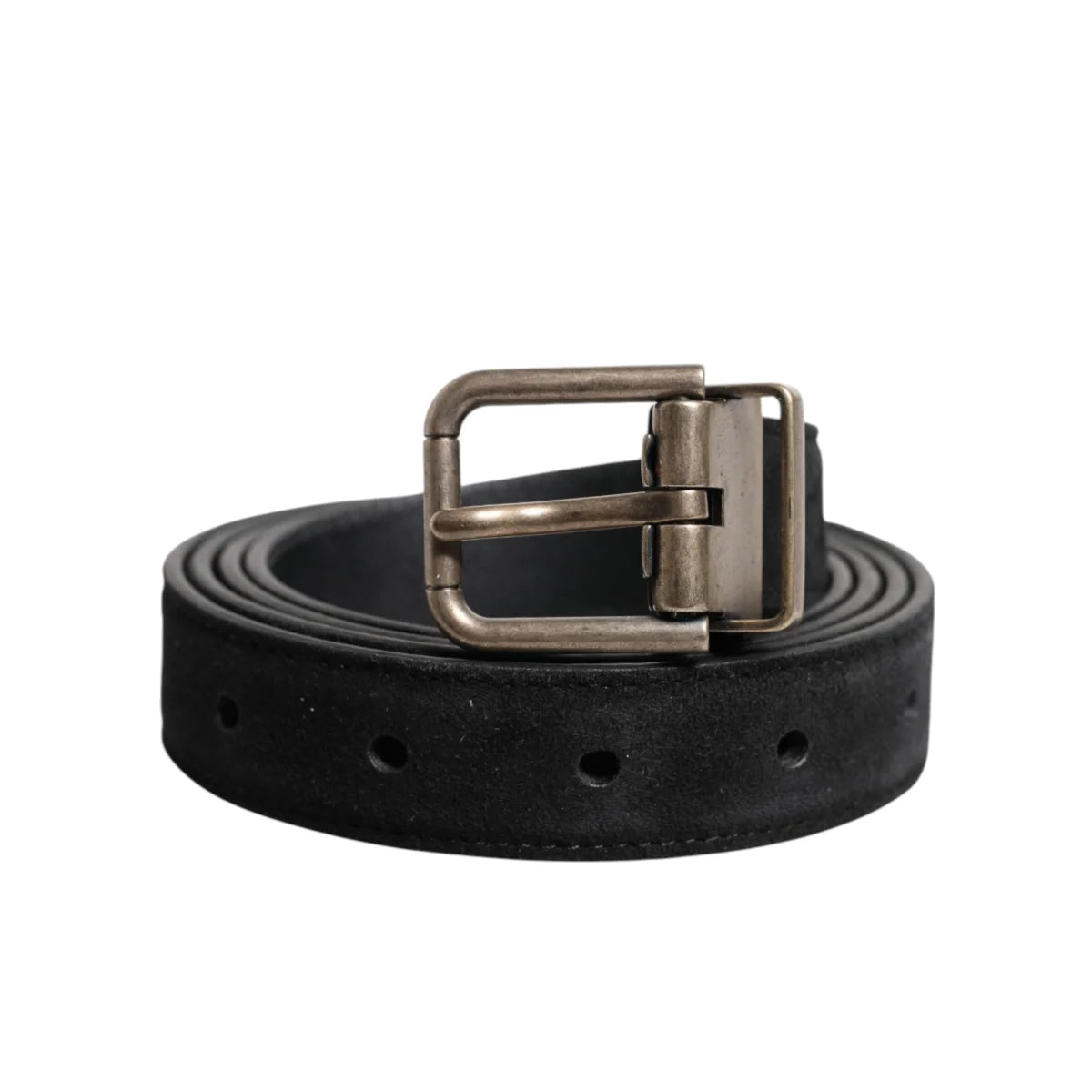 Dolce and Gabbana Belt with Metal Buckle Strap for Dress Power &