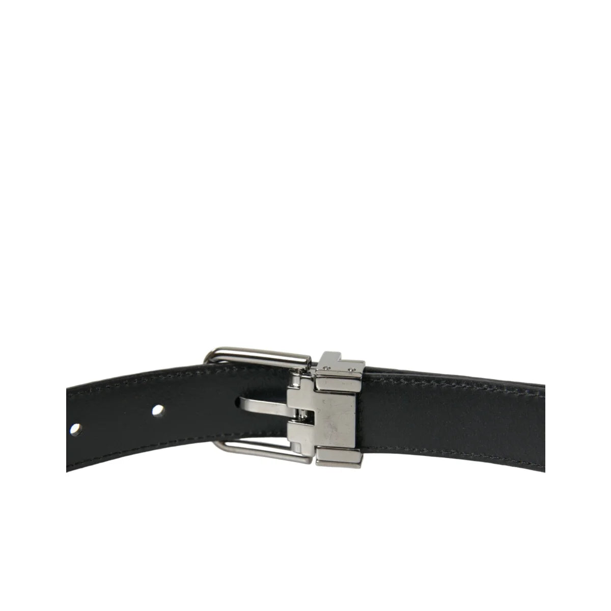 Dolce Gabbana Belt Radiates Italian Elegance with Striking Metal Buckle &